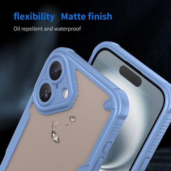 Θήκη ArmorShield Hybrid, iPhone 16 Plus, μπλε