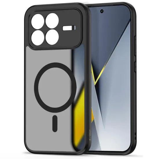 Tech-Protect MagMat MagSafe, Xiaomi Poco F8 Pro, μαύρο ματ