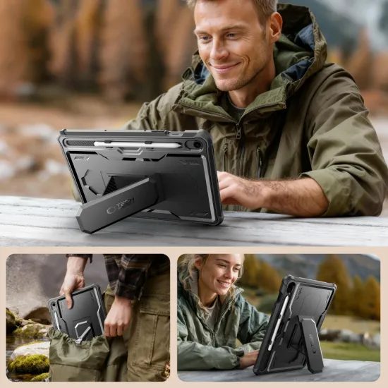 Θήκη Tech-Protect Kevlar Pro, Samsung Galaxy Tab S9 11.0 / S10 FE / S10 Lite 10.9 X710 / X716B / X520 / X526 / X400 / X406B, μαύρη