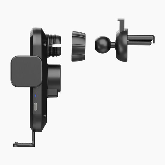 Βάση τηλεφώνου αυτοκινήτου για ταμπλό και αεραγωγό με ασύρματη φόρτιση, 15W, Qi, C20