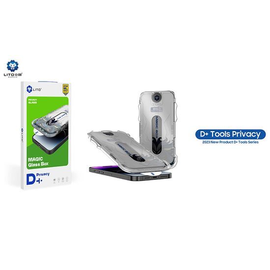 Lito Magic Glass Box D+ Tools, Προστατευτικό Γυαλί, iPhone X / XS, Ιδιωτικότητα