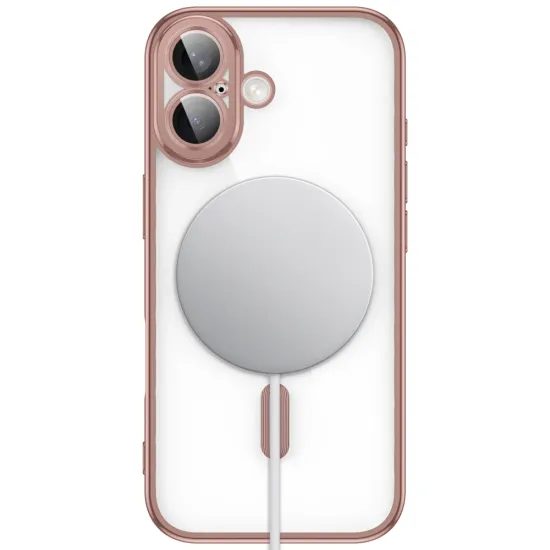 Tech-Protect MagFlex MagSafe Case für iPhone 17 - Magnetische Schutzhülle mit Kameraschutze - Roségold