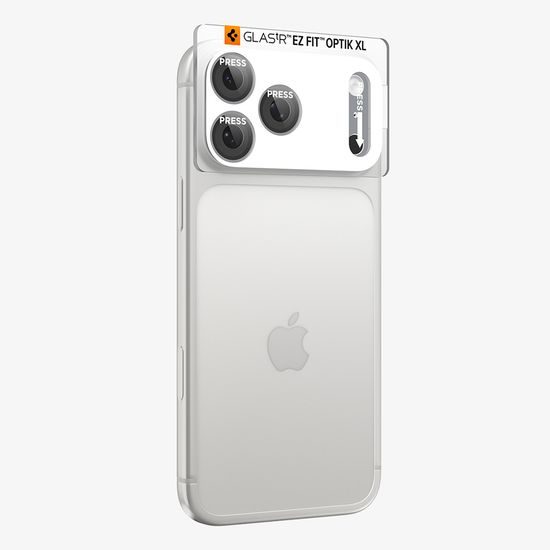 Spigen Optik.TR Ez Fit Pro XL (AGL12042), ochrana fotoaparátu, iPhone 18 Pro Max, stříbrná