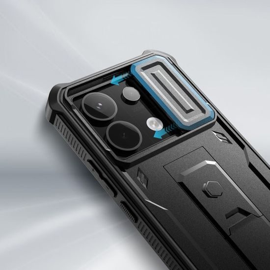 Tech-Protect Kevlar Cam+ Θήκη, Xiaomi Redmi Note 13 Pro 5G / Poco X6 5G, Μαύρο
