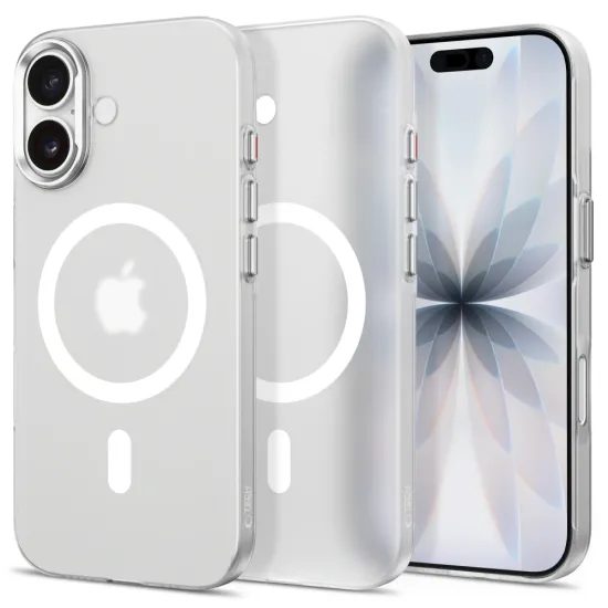 Tech-Protect MagZero MagSafe iPhone 17 ümbris – matt valge