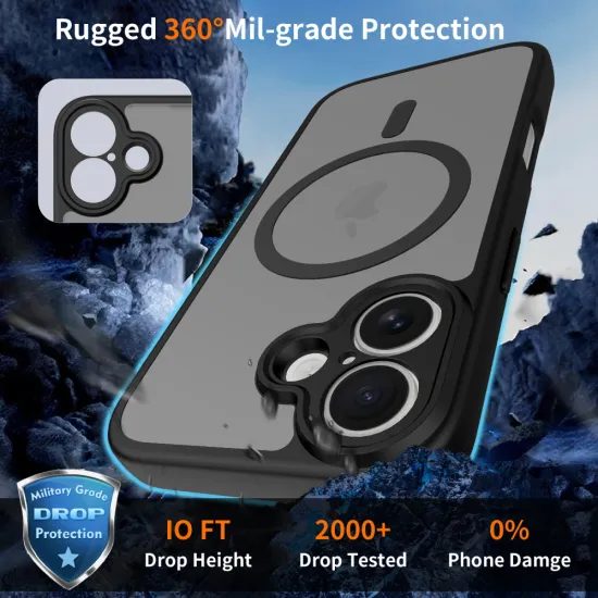 Tech-Protect BasicMag MagSafe, iPhone 17, ματ μαύρο