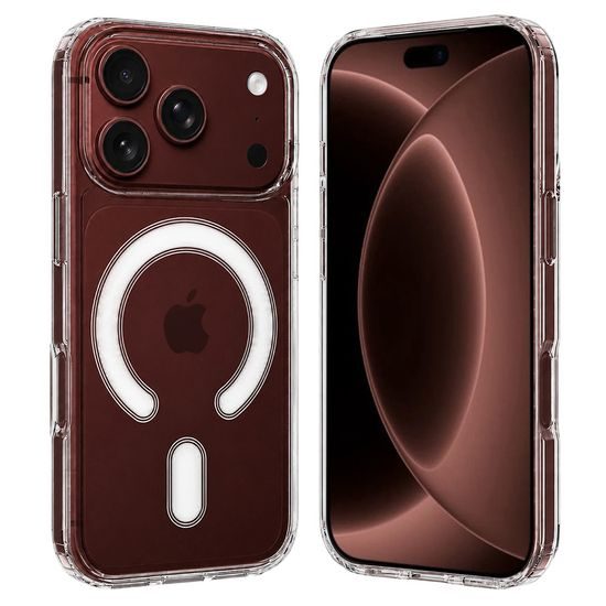Etui Techsuit MagSafe Pro, iPhone 17 Pro Max / 18 Pro Max, przezroczyste