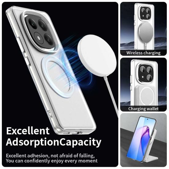 Techsuit CandyCase MagSafe, Xiaomi Redmi Note 14 Pro Plus 5G, λευκό