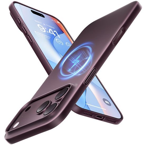 Torras OriginFit-Mag Series Case für iPhone 17 Pro / 18 Pro - MagSafe Schutzhülle mit Magneten - Violett