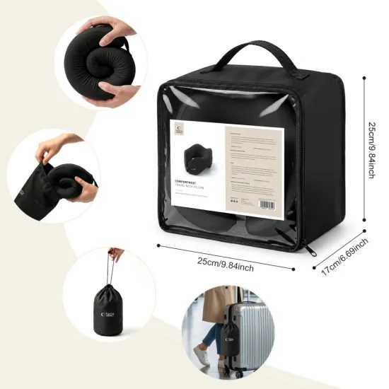 Tech-Protect ComfortRest reisipadja kaelatugi – must