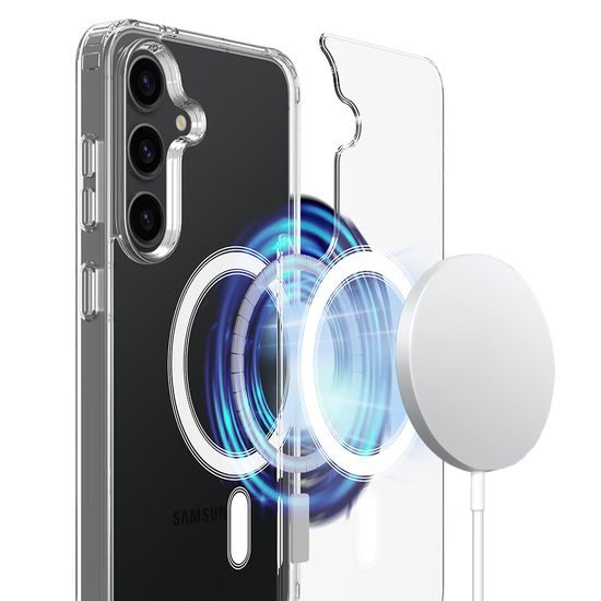 Samsung Galaxy A57 5G Hoesje - Techsuit MagSafe Pro - Transparant (Anti-geel) - MagSafe geschikt
