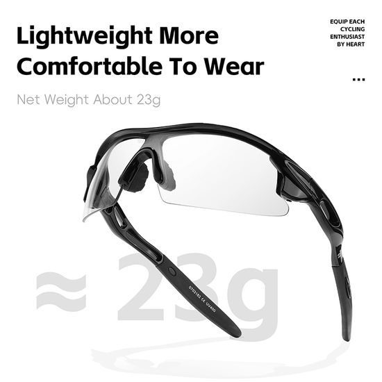 West Biking Kinder Fahrradbrille für Outdoor-Aktivitäten - Leicht und Flexibel - Weiß / Bunt