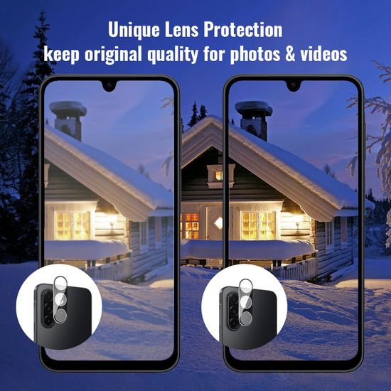 3D Σκληρυμένο γυαλί για φακό φωτογραφικής μηχανής (κάμερας), Samsung Galaxy A17