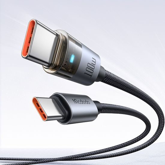 Mcdodo USB-C naar USB-C Kabel (CA-5580) - 100W - 1,2m - Zwart