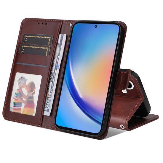 Magnet Case, Samsung Galaxy A35, hnedý