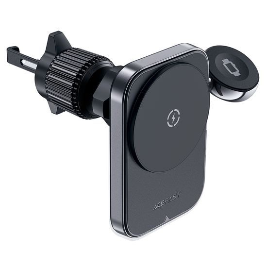 Acefast D18 Draadloze Autolader met Magnetische Houder - voor iPhone & Apple Watch - Zwart