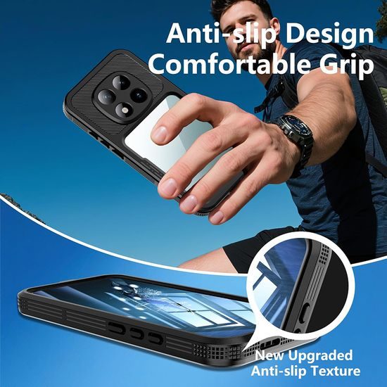 Custodia ShellBox IP68, Xiaomi Redmi Note 15 Pro 5G, nero