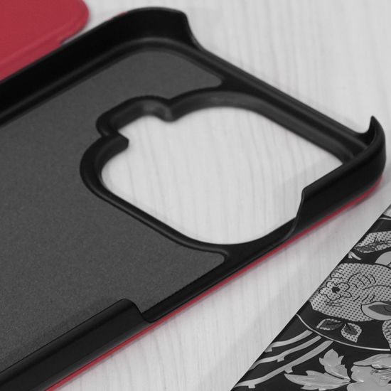 Eco Leather View maska, Xiaomi 17T, crvena