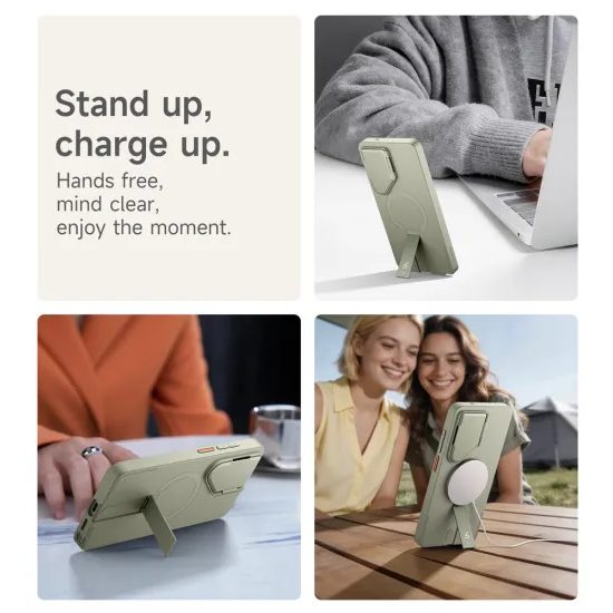 Suritch MagSafe Schutzhülle für Samsung Galaxy S26 Ultra mit Kickstand und Kameraschutz - Grün