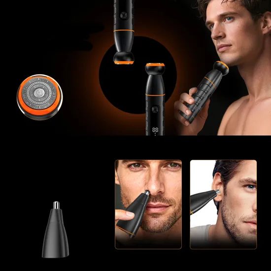 MAXGROOM LK-892 Πολυλειτουργική κουρευτική μηχανή με εναλλάξιμα εξαρτήματα, μαύρη