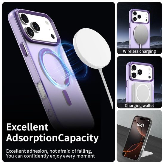 Techsuit CandyCase MagSafe, iPhone 17 Pro Max, μωβ