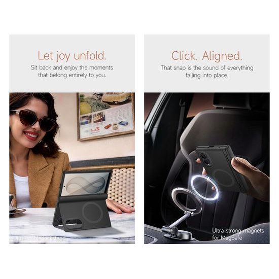 Samsung Galaxy Fold 8 vāciņš ar MagSafe – Suritch aizsargvāciņš melns