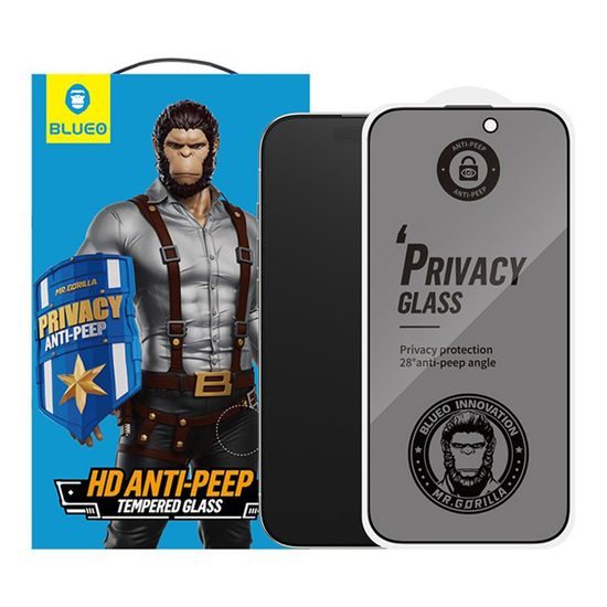 Samsung Galaxy Z Fold8 kaitseklaas – Blueo Anti-Peep privaatsusklaas – must