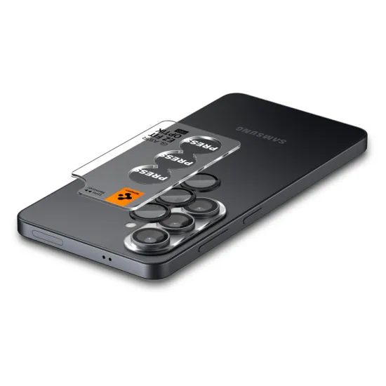 Spigen Optik.TR Ez Fit protecție cameră foto, 2 bucăți, Samsung Galaxy S26 Plus, negru