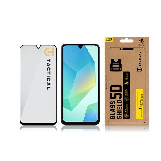 Tactical Glass Shield 5D προστατευτικό γυαλί για Samsung Galaxy A16 4G / 5G / A26 5G, μαύρο