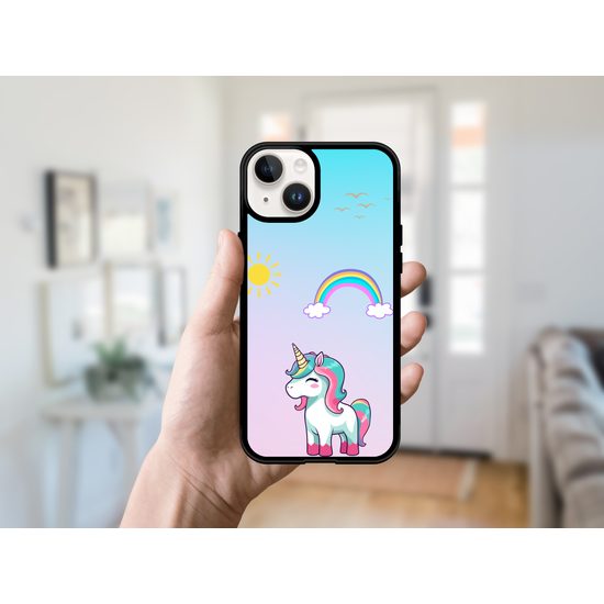 Momanio obal, iPhone 12, Unicorn and Rainbow