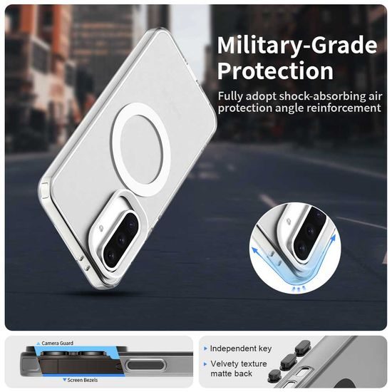 Techsuit CandyCase MagSafe, Samsung Galaxy A56 5G, λευκό