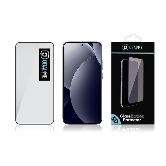 OBAL:ME 5D Zaštitno kaljeno staklo za Xiaomi Redmi Note 15 Pro 5G, crno
