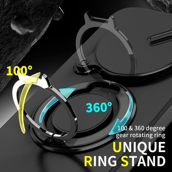 Camslide Stand maska, Xiaomi Redmi Note 15 Pro 5G, crna