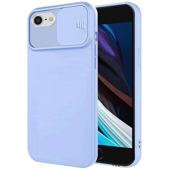 Nexeri obal se záslepkou, iPhone 7 / 8 / SE 2020, světle modrý