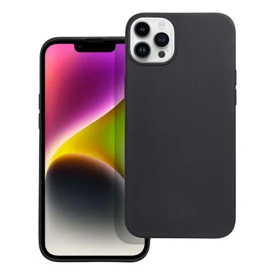 Matt etui, iPhone 14 Plus, črne barve