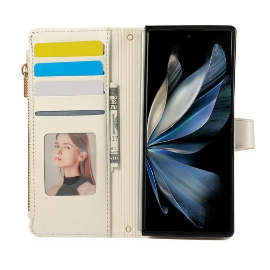 Etui Glamour, Samsung Galaxy Z Fold 8 Ultra, białe