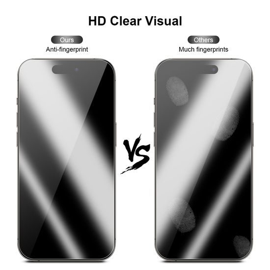 JP Long Pack zaščitnih kaljenih stekel, 3 stekla za telefon z aplikatorjem, iPhone 17 Pro