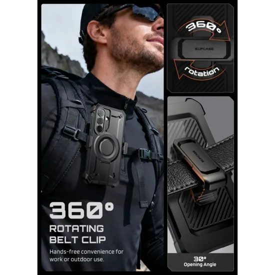 Supcase Unicorn Beetle Pro Mag MagSafe, Samsung Galaxy S26, μαύρο