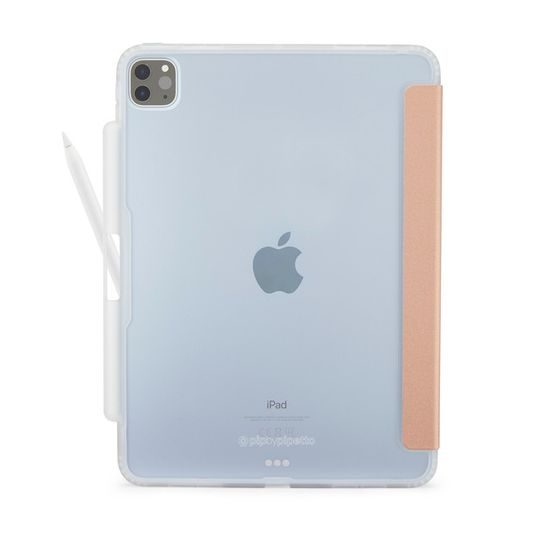 Pipetto Origami Pencil θήκη, Apple iPad Pro 12.9, 2018 / 2020 / 2021 / 2022, ροζ χρυσό