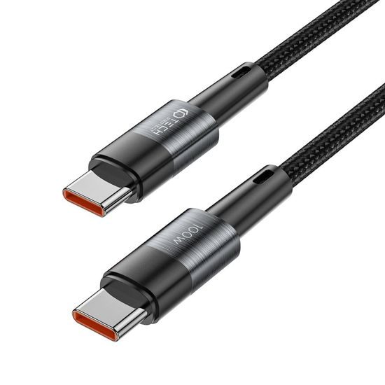 Tech-Protect UltraBoost kábel USB-C, PD100W/5A, 2m, sivý