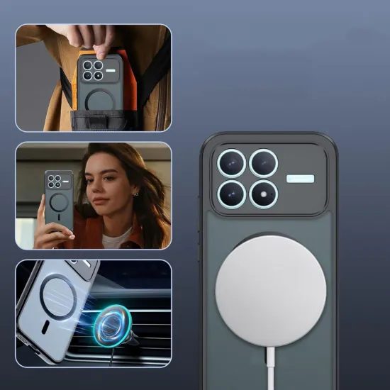 Tech-Protect MagMat MagSafe, Xiaomi Poco F8 Pro, μαύρο ματ