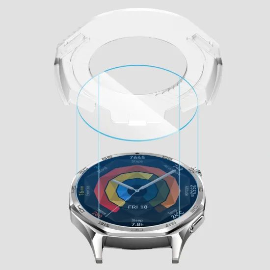 Tech-Protect Σκληρυμένο γυαλί Easy Set+, Huawei Watch GT 5 (46 mm), 2 τεμάχια