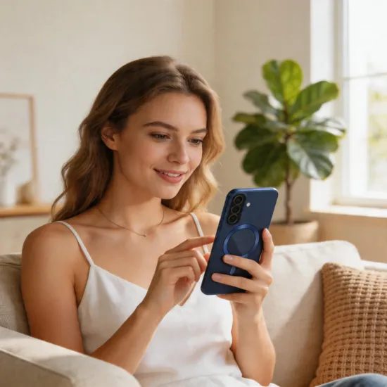 Tech-Protect MagFlex Schutzhülle für Samsung Galaxy A57 5G - MagSafe kompatibel - Blau