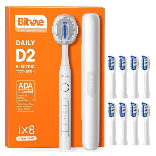 Bitvae Ηλεκτρική Οδοντόβουρτσα Daily (D2), λευκή