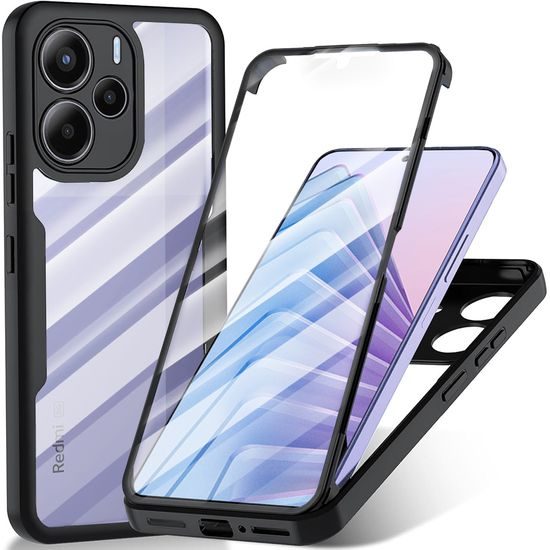 Techsuit ColorVerse 360, Xiaomi Redmi Note 14 5G, čierny