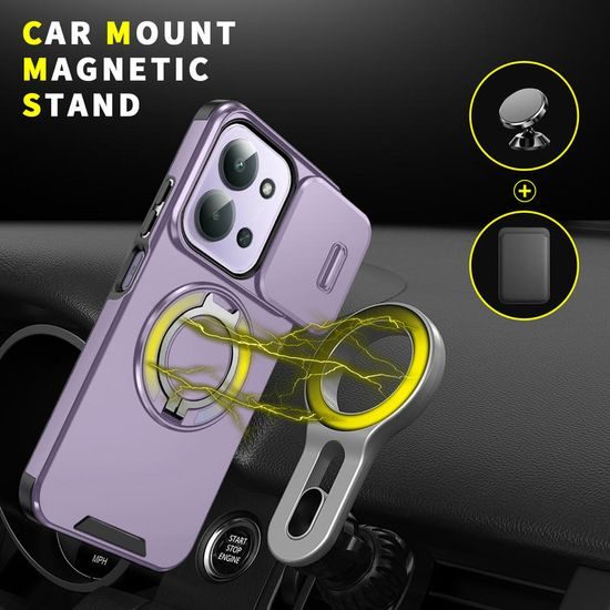 Camslide Stand Hülle, Xiaomi Redmi 15C, violett