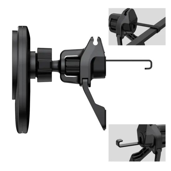 Tech-Protect V21 magnetický MagSafe držák s bezdrátovým nabíjením, 25 W Qi2.2, černý