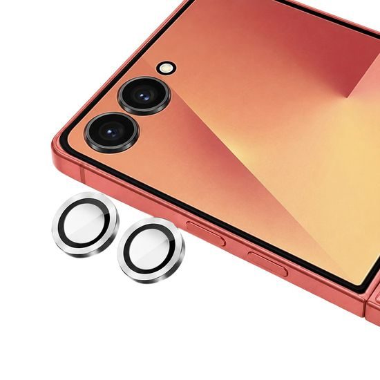 Galaxy Z Flip8 kaamera kaitseklaas – Blueo – hõbedane