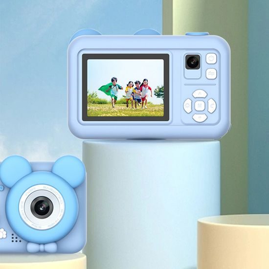 Dječji fotoaparat i D32 miš fotoaparat sa stativom, plavi
