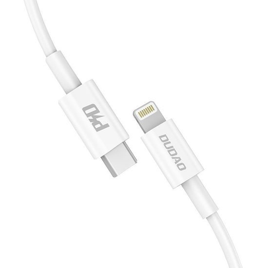 Dudao USB-C - Lightning kabel, 18 W Power Delivery 1 m, bijeli (L6X white)